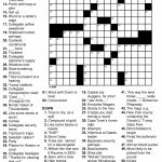 Free Printable Crossword Puzzles Medium Difficulty | Free Printables   Challenging Crossword Puzzles Printable