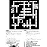 Free Printable Halloween Crosswords | Halloween | Halloween   Halloween Crossword Puzzle Printable 3Rd Grade