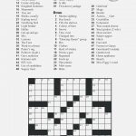 Free Printable Large Print Crossword Puzzles | M3U8   Printable Garden Crosswords