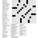 Free Printable Large Print Crossword Puzzles | M3U8   Simple Crossword Puzzles Printable Pdf