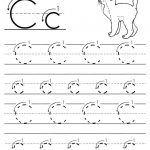 Free Printable Letter C Tracing Worksheet With Number And Arrow   Letter C Puzzle Printable
