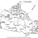 Free Printable Map Canada Provinces Capitals   Google Search   Printable Puzzle Map Of Canada