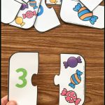 Free Printable Number Match Puzzles | Numbers | Simply Kinder, Free   Printable Matching Puzzle