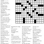 Free Printable Ny Times Crossword Puzzles | Free Printables   Free Printable Nyt Crossword Puzzles