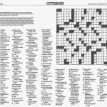 Free Printable Ny Times Crossword Puzzles | Free Printables   Printable Sunday Crossword 2018