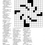 Free Printable People Magazine Crossword   Printable Entertainment Crossword Puzzles