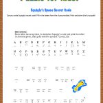 Free Printable Secret Code Word Puzzle For Kids. This Puzzle Has A   Printable Educational Puzzles