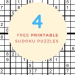 Free Printable Sudoku Puzzles Pdf | Free Printables   Printable Sudoku Puzzles Pdf