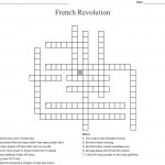 French Revolution Crossword   Wordmint   Printable French Puzzle