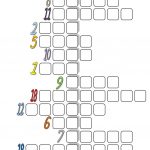 Fun With Numbers (Crossword) Worksheet   Free Esl Printable   Printable Crossword Esl
