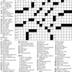 Gallery: Printable Sunday Premier Crossword,   Coloring Page For Kids   Frank A Longo Printable Crossword Puzzles