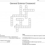 General Science Crossword   Wordmint   Printable Crossword Puzzles Science