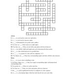 Geometry+Terms+Crossword+Puzzle | Paper Crafts | Crossword, Puzzle   Crossword Puzzles Printable 6Th Grade