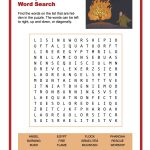 God Spoke To Moses Word Search   Children's Bible Activities   Printable Puzzles On Moses
