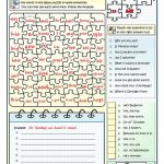 Good At Jigsaw Puzzles   To Be And To Have Worksheet   Free Esl   Printable Jigsaw Puzzles For Middle School
