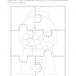 Gumball Puzzle Free Printable | Preschool/kindergarten | Free   Printable Puzzle For Preschool