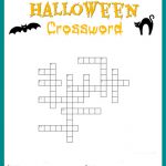 Halloween Crossword Puzzle Free Printable   Printable Halloween Crossword Puzzles Word Searches