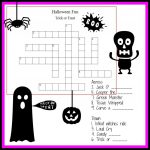 Halloween Crossword & Puzzles For Kids | ~All Hallows Eve   Printable Crossword Puzzles Halloween