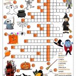 Halloween   Crossword Worksheet   Free Esl Printable Worksheets Made   Printable Halloween Puzzle Pages