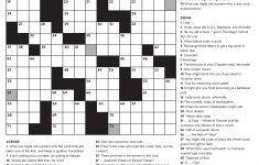 Printable Crossword Puzzles May 2019
