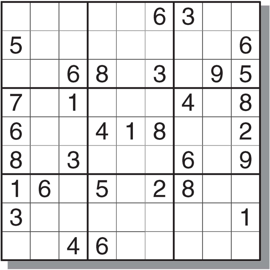 Hard Sudoku Printable - Canas.bergdorfbib.co | Printable Sudoku - Printable Sudoku Puzzles Online
