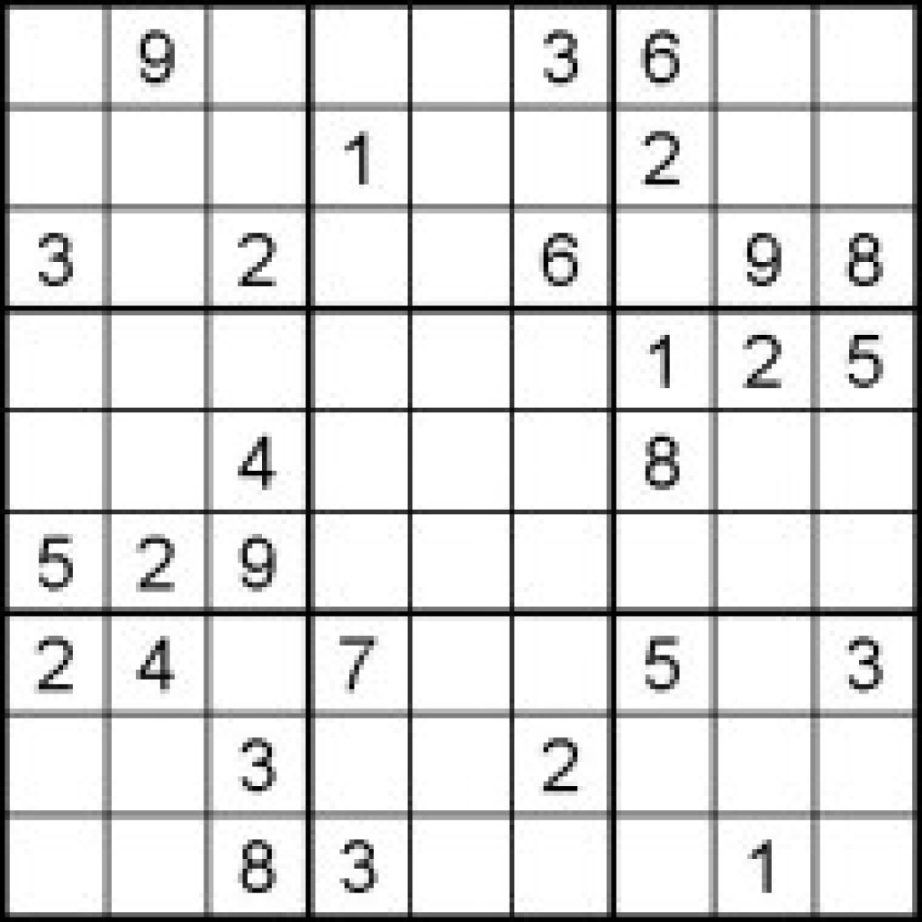 Hard Sudoku Puzzles For Kids - Free Printable Worksheets Pertaining - Printable Puzzle Sudoku