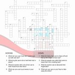Health And Personal Hygiene Interactive Crossword Puzzle For Google   Printable Personal Hygiene Crossword Puzzle