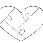 Heart Puzzle Template   Free To Use | Woodworking   Puzzles   Free Printable Heart Puzzle