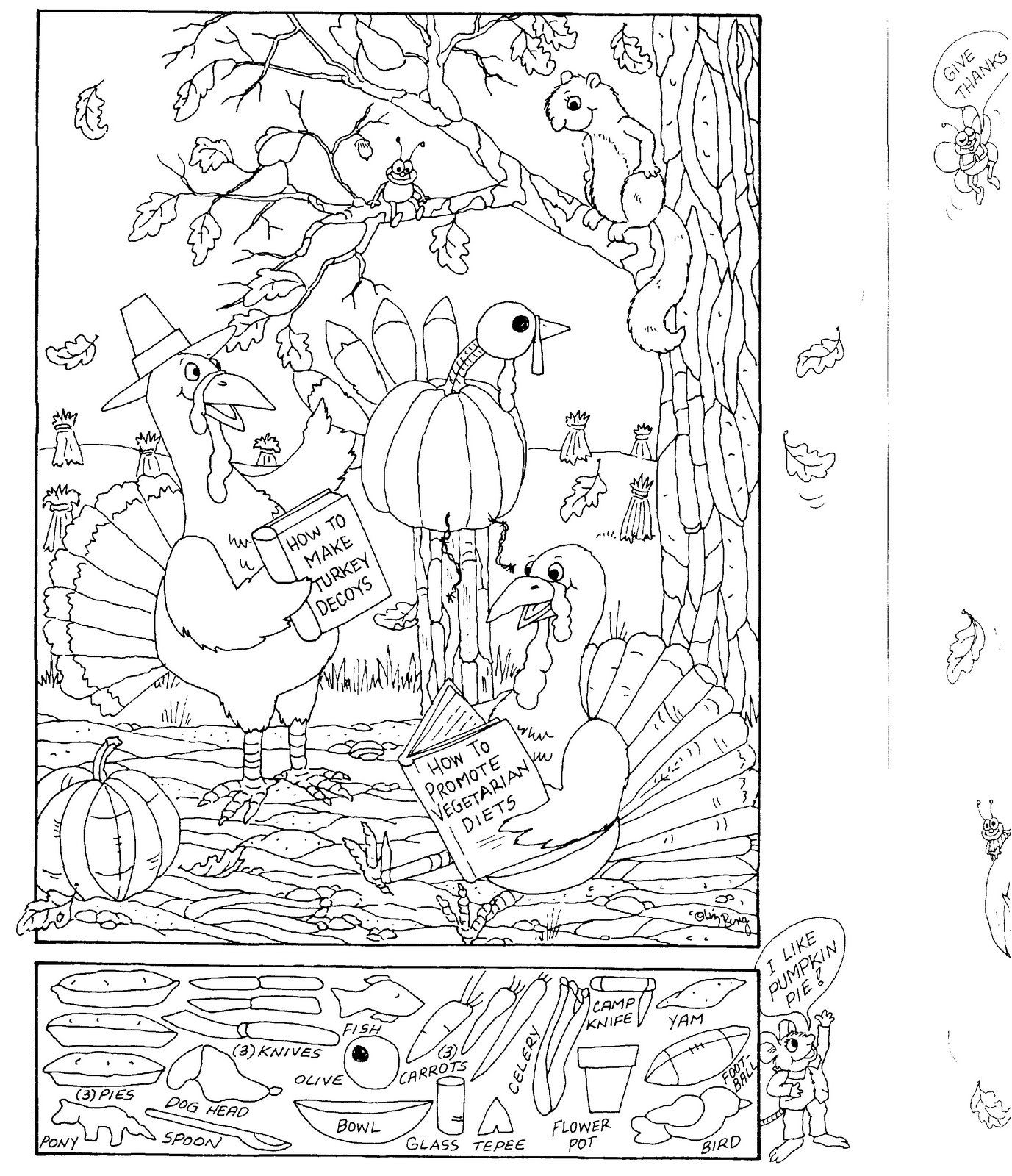 Hidden Pictures Publishing: Coloring Page And Hidden Picture Puzzle - Printable Puzzle Coloring Pages