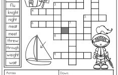Printable Crossword Puzzle For Grade 2