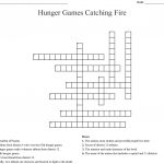 Hunger Games Catching Fire Crossword   Wordmint   Hunger Games Crossword Puzzle Printable