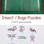 Insect Theme Printable Puzzles | Bugs & Insect Activities For Kids   Printable Puzzles For Toddlers