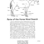 Jackpot Of Several Free Printables For Horse Lovers And   Printable Crossword Puzzles Horses