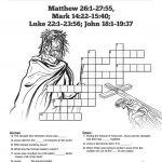 Jesus' Crucifixion Sunday School Crossword Puzzles: A Printable   Printable Bible Crossword Puzzle The Apostle Paul Answers
