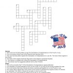 Language Summer Extra Credit: Week #3  Fourth Of July Crossword Puzzle   Printable Fourth Of July Crossword Puzzles