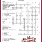 Latin Crossword Puzzle | Tpt Language Arts Lessons | Word Puzzles   Crossword Puzzles In French Printable