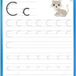 Letter C Is For Cat Handwriting Practice Worksheet | Free Printable   Letter C Puzzle Printable