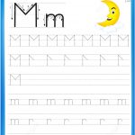 Letter M Is For Moon Handwriting Practice Worksheet | Free Printable   Letter M Puzzle Printable