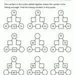 Logic Problems For Middle School Pdf Puzzlesth Worksheets Free   Printable Math Puzzles For High School