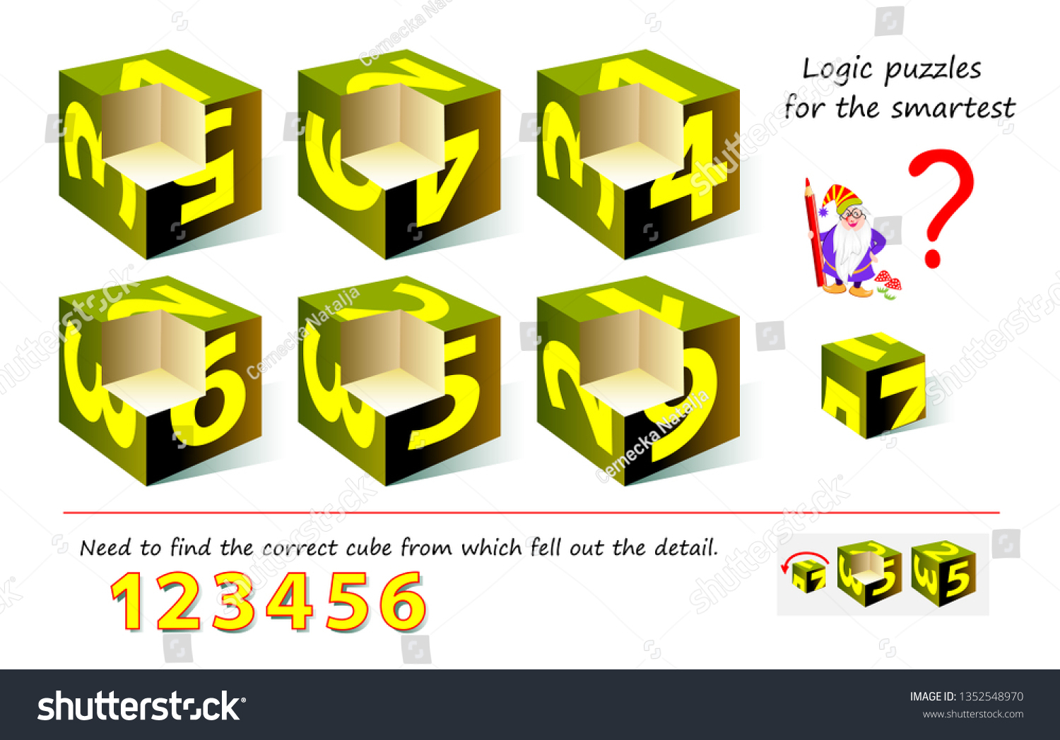 Logic Puzzle Game Smartest Need Find Stock Vector (Royalty Free - Printable Logo Puzzle