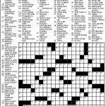 Los Angeles Times Sunday Crossword Puzzle | Features | Timesargus   Los Angeles Times Crossword Puzzle Printable