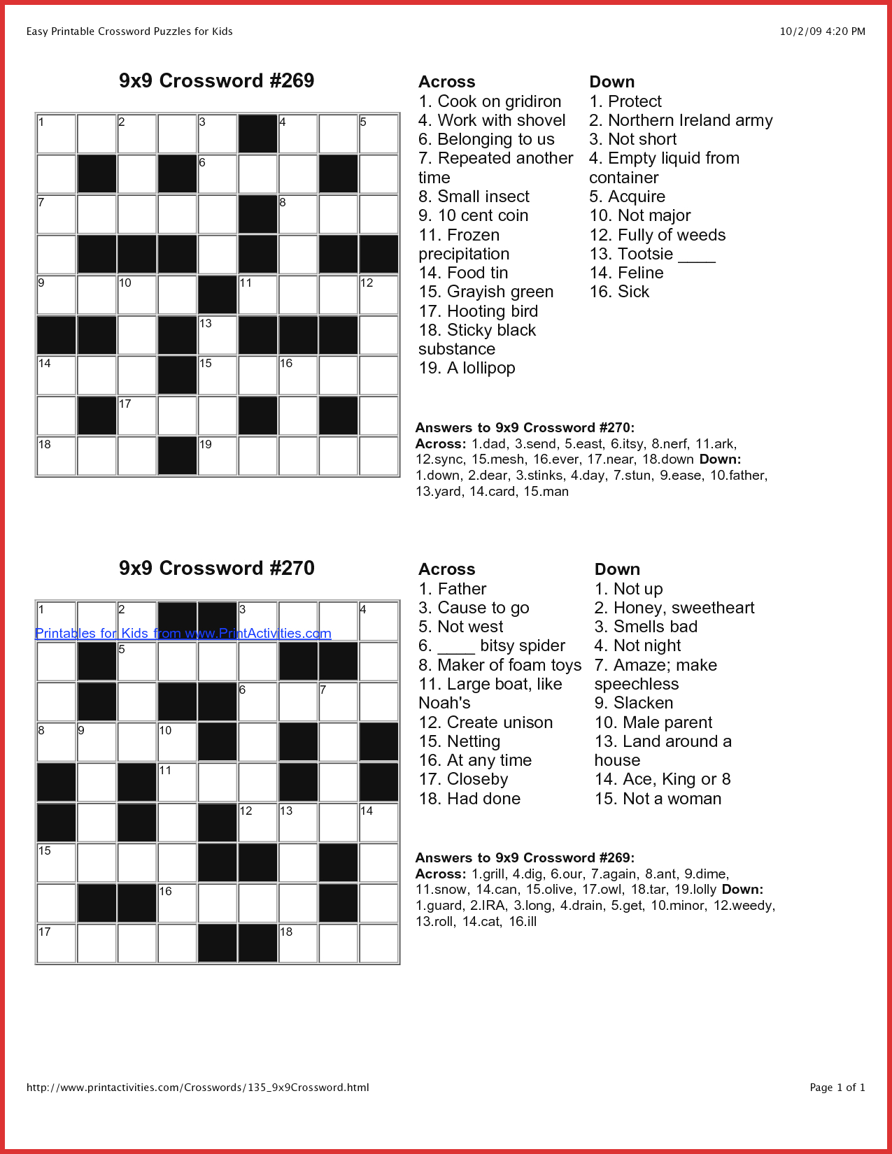 Luxury Puzzles To Print | Cobble Usa - Free Printable Crossword Puzzles October 2017