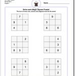 Magic Square Puzzles This Page Has 3X3, 4X4 And 5X5 Magic Square   Kenken Puzzles Printable 5X5