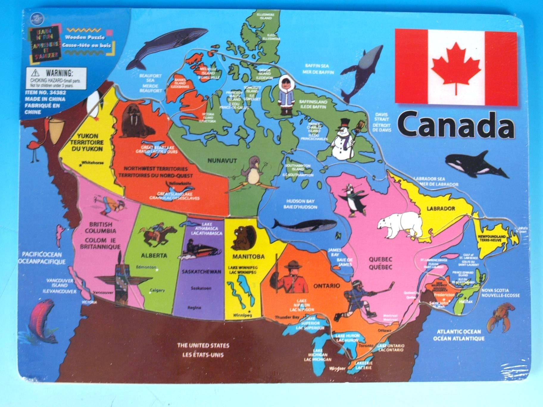Map Of Canada Puzzle Printable - Capitalsource - Printable Puzzle Map Of Canada