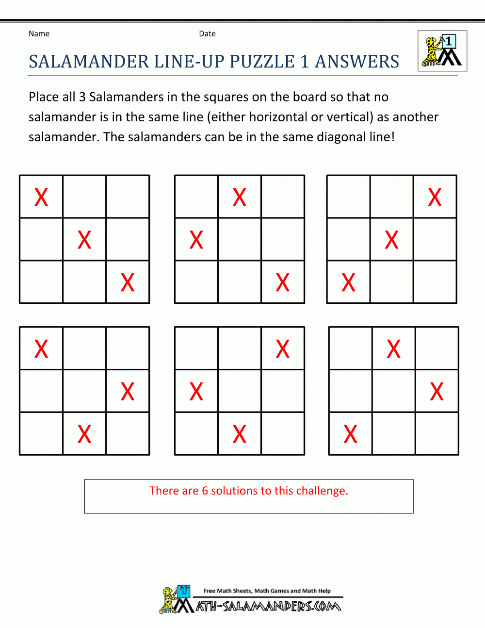 Math Puzzle 1St Grade - Printable Mind Puzzle Games