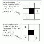 Math Puzzle 1St Grade   Printable Puzzle Games For 1St And 2Nd Grade