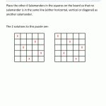 Math Puzzle Worksheets 3Rd Grade   Printable Maths Puzzles Ks2