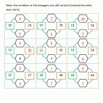 Math Puzzle Worksheets 3Rd Grade   Printable Maths Puzzles Ks3