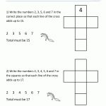 Math Puzzle Worksheets 3Rd Grade   Printable Puzzles For 3Rd Grade