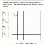 Math Puzzle Worksheets Salamander Line Up Puzzle 3. To Challenge My   Printable Maths Puzzles Ks3
